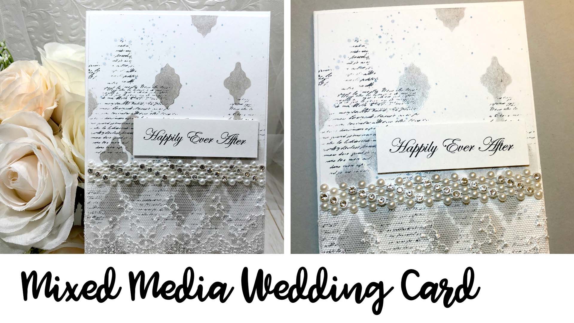 Handmade wedding invitations that are easy to make with an elegant pop of color.
